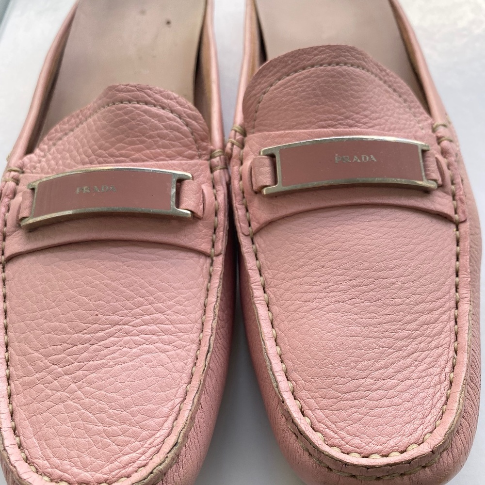 Prada leather mules